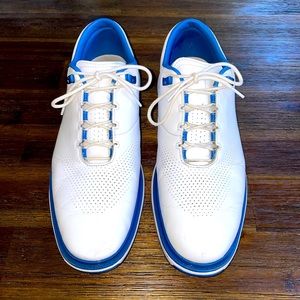 Size 12 - Jordan ADG 4 Golf Shoes (White French Blue)